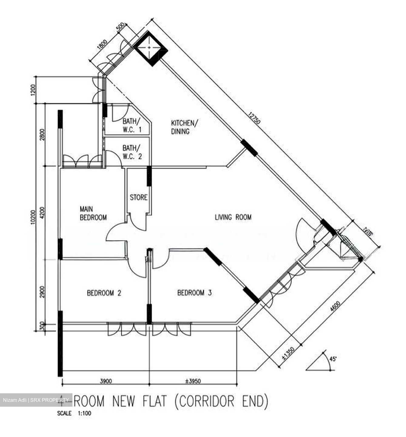 Blk 521 Jurong West Street 52 (Jurong West), HDB 4 Rooms #519828011